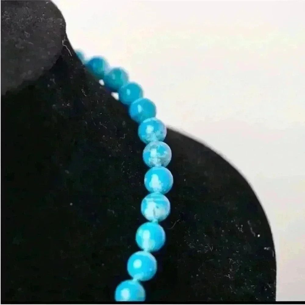 Cinderella inspired Vintage Howlite statement necklace Super Delicate - Picture 6 of 16